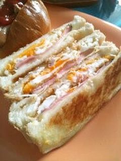 フライパンでホットサンド-レシピのメイン写真