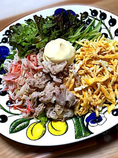 ボリューム満点!!豚しゃぶ冷麺♡-レシピのメイン写真