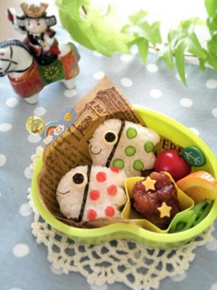 簡単☆可愛い♪キャラ弁当☆こいのぼり弁当-レシピのメイン写真