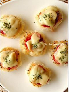 ランチにぴったり♡簡単ライスピザ-レシピのメイン写真