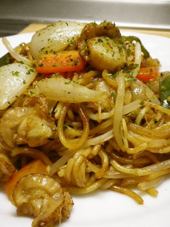 ホタテ入り焼きそば-レシピのメイン写真