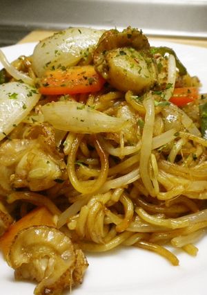 ホタテ入り焼きそば-レシピのメイン写真