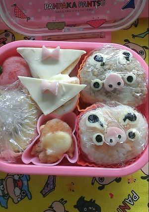 パンパカパンツ おにぎり ラップ使用-レシピのメイン写真