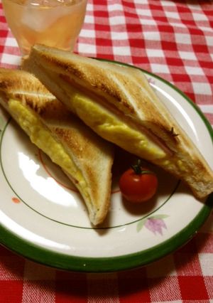 トースターで卵ホットサンド♪-レシピのメイン写真