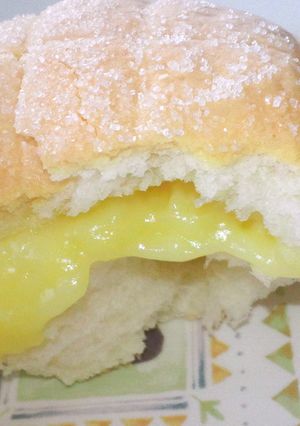 クリーム入りメロンパン-レシピのメイン写真
