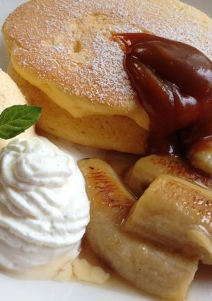 スフレ パンケーキ♪分厚くて潰れない★-レシピのメイン写真