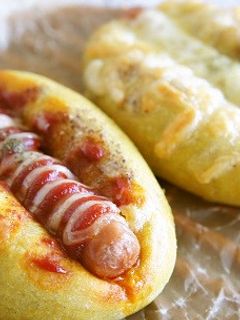 自家製酵母でカレーウインナーパン♪-レシピのメイン写真