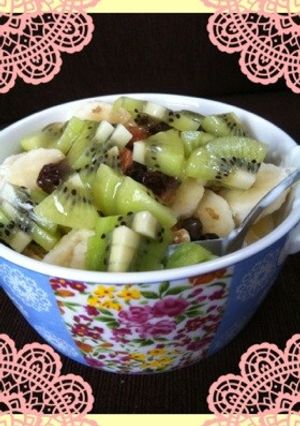 毎朝食べてる私の朝ごはんヨーグルト♡-レシピのメイン写真