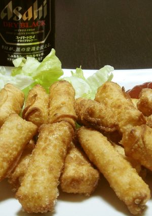 餃子の皮とチーズで簡単おつまみ♬-レシピのメイン写真