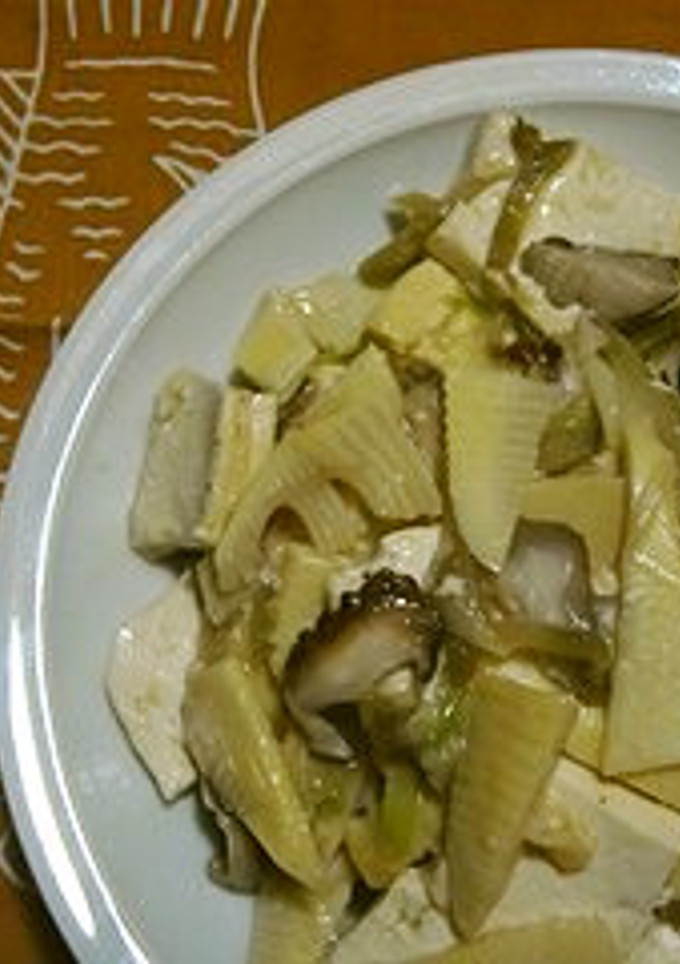 豆腐と筍の中華風炒め-レシピのメイン写真