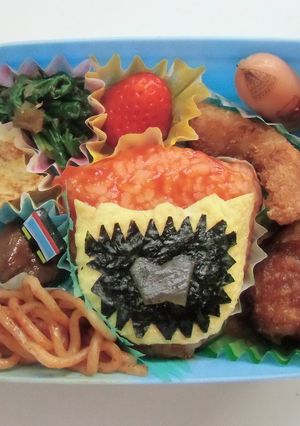 キョウリュウジャー　キャラ弁-レシピのメイン写真
