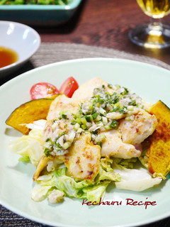 し~っとり☆鶏ムネ肉の塩麹葱ダレ-レシピのメイン写真
