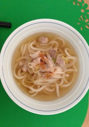 お昼に♬簡単美味しい鳥うどん-レシピのメイン写真
