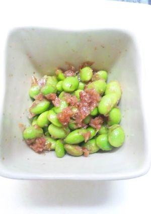 梅干と枝豆の和え物-レシピのメイン写真