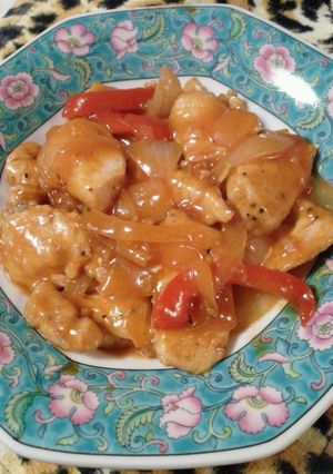 鶏ムネ肉でモッチリチリソース-レシピのメイン写真