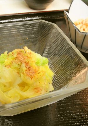 *簡単*新キャベツのお浸し*-レシピのメイン写真