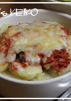 じゃがいものキムチーズ焼き-レシピのメイン写真