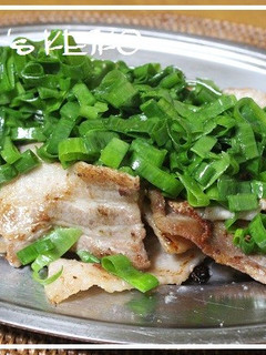 豚ばら肉のどっさり青ねぎだれがけ-レシピのメイン写真