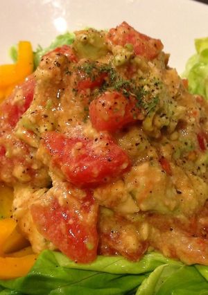 トマトとアボカドのバター醤油仕立て-レシピのメイン写真