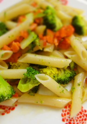 お米とコーンのパスタ（アレルギー対応）-レシピのメイン写真