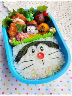 *キャラ弁 簡単ドラえもん*-レシピのメイン写真