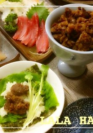 手巻き寿司や丼に♪牛肉のしぐれ煮-レシピのメイン写真