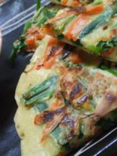 ニラが美味しいチジミ-レシピのメイン写真