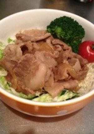 肉サラダ？豆腐サラダ？牛丼ライト風！-レシピのメイン写真