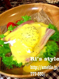エッグベネディクト-レシピのメイン写真