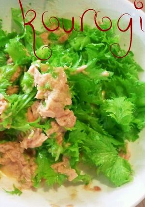 シーチキンとわさび菜のワサビマヨ★-レシピのメイン写真