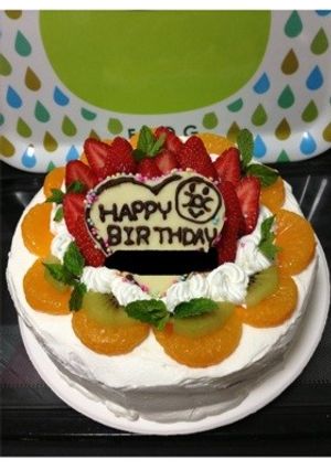 苺たっぷり、デコレーションケーキ♡-レシピのメイン写真