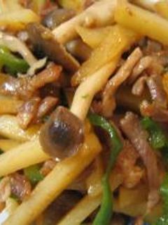 じゃがいもと豚肉のオイスターソース炒め-レシピのメイン写真