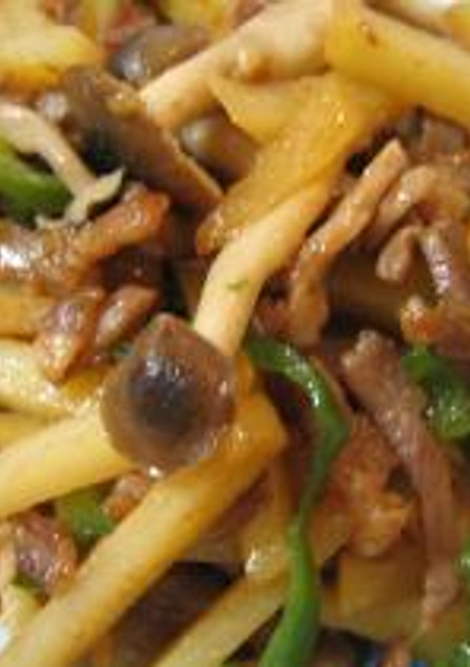 じゃがいもと豚肉のオイスターソース炒め-レシピのメイン写真