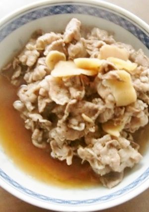 ペットボトルのお茶で、牛肉の変わり味つけ-レシピのメイン写真