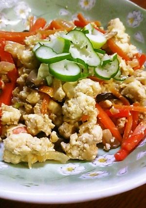 給食風☆炒り豆腐☆-レシピのメイン写真