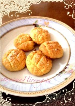 簡単♡メロンパン風クッキー‼-レシピのメイン写真