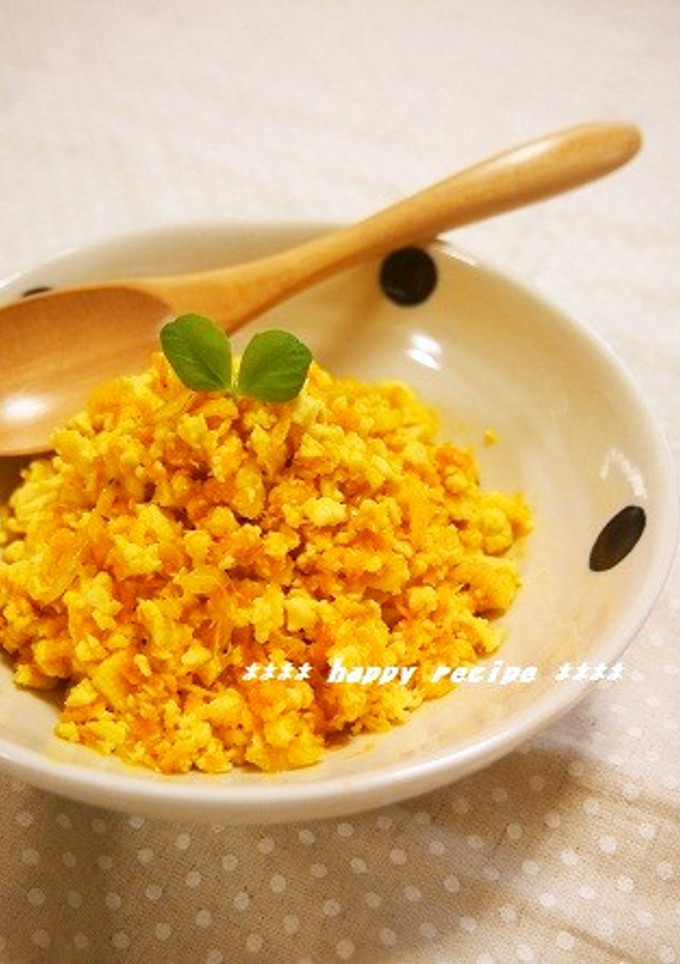 ご飯のお供✿人参と桜えびの豆腐そぼろ-レシピのメイン写真