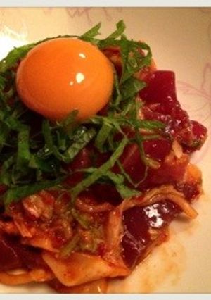 カツオのキムチ漬け-レシピのメイン写真