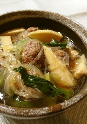 肉団子とはるさめのスープ-レシピのメイン写真