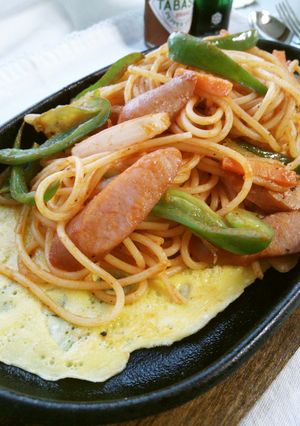 鉄板ナポリタン-レシピのメイン写真
