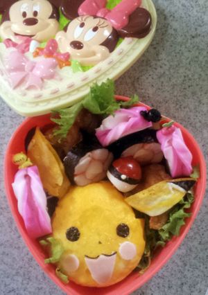 キャラ弁 ピカチュー-レシピのメイン写真