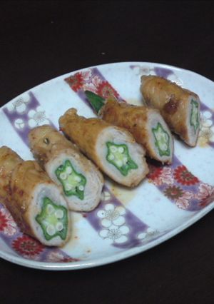 お弁当に！おくらの肉巻き☆-レシピのメイン写真