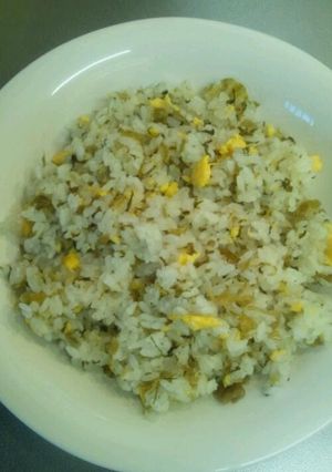 ランチに！包丁不要な高菜チャーハン-レシピのメイン写真