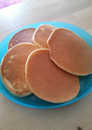 HMでしっとり♪簡単パンケーキにする方法-レシピのメイン写真