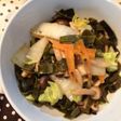 美味しい!昆布としめじと白菜の炒め物♪