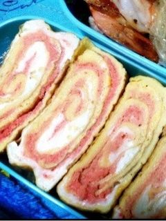 お弁当明太マヨの出し巻き卵♡-レシピのメイン写真
