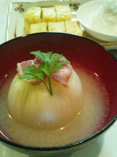 新たまねぎ・丸ごとお味噌汁-レシピのメイン写真