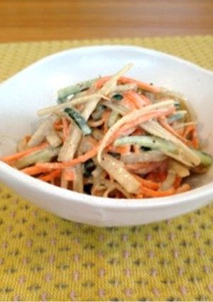 千切り野菜の胡麻マヨサラダ-レシピのメイン写真