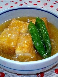 厚揚げ!揚げだし豆腐風みぞれ煮♡-レシピのメイン写真