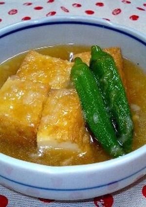 厚揚げ！揚げだし豆腐風みぞれ煮♡-レシピのメイン写真